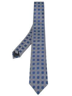 галстук с геометрическим принтом Armani Collezioni