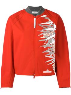 куртка-бомбер с абстрактным принтом Adidas By Stella Mccartney