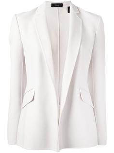 flap pockets open blazer Theory