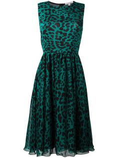 платье с леопардовым принтом Borbonese