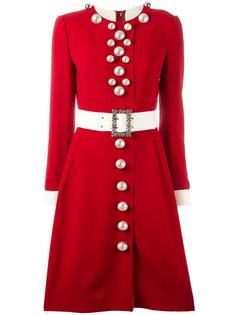 платье с пуговицами и поясом Dolce &amp; Gabbana