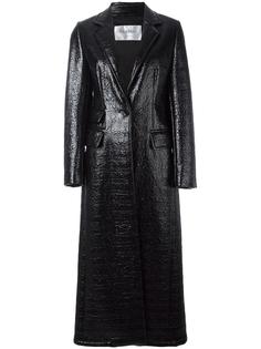 jacquard leather effect coat Max Mara