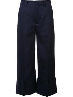 wide leg cropped pants Sea