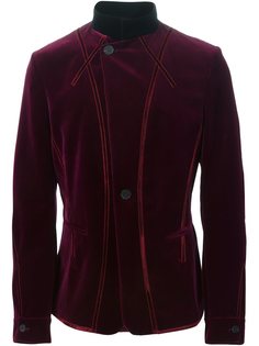 бархатный пиджак с воротником-стойкой Haider Ackermann
