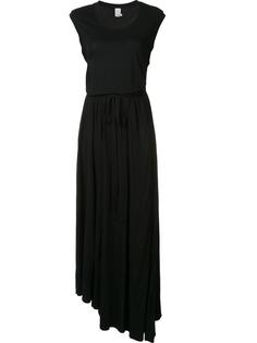 tie waist draped maxi dress Malia Mills