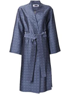 jacquard single breasted coat H Beauty&amp;Youth
