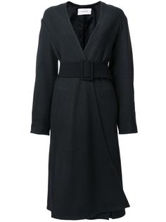 belted single breasted coat Lemaire