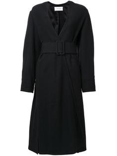 belted single breasted coat Lemaire