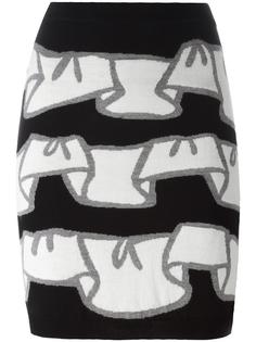 striped mini skirt Boutique Moschino