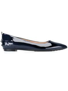 балетки с острым носом Tod's