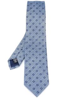 галстук с цветочным узором Ermenegildo Zegna