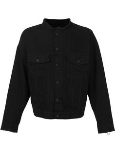 collarless buttoned jacket Daniel Patrick