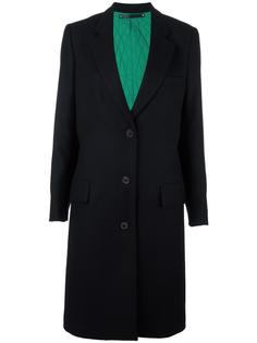 однобортное пальто Paul Smith