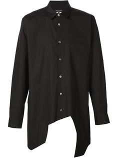 рубашка с асимметричным подолом Comme Des Garçons Homme Plus