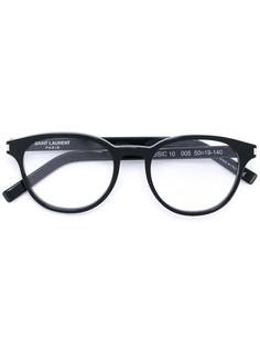 round frame optical glasses Yves Saint Laurent Vintage