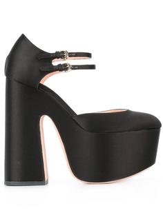platform sling back pumps Rochas