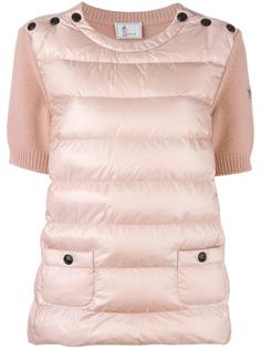 padded knitted top  Moncler Grenoble