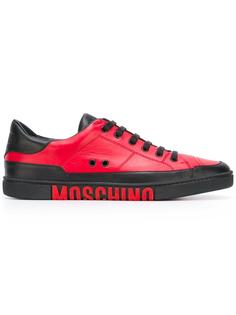 двухцветные кеды Moschino