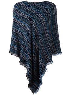 round neck knit poncho Missoni
