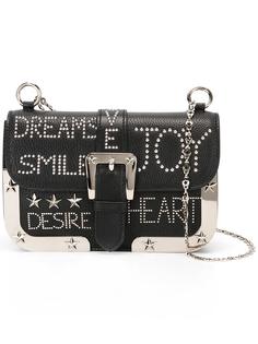 сумка на плечо с заклепками Red Valentino