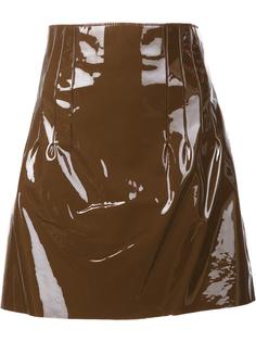varnished effect a-line skirt Nina Ricci