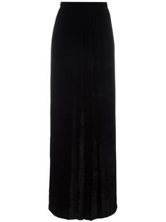 velvet effect straight skirt Amen