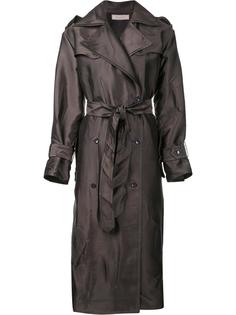 creased trench coat Nina Ricci