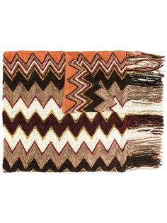 zig-zag pattern tonal scarf Missoni