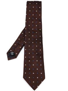 галстук с цветочным узором Ermenegildo Zegna