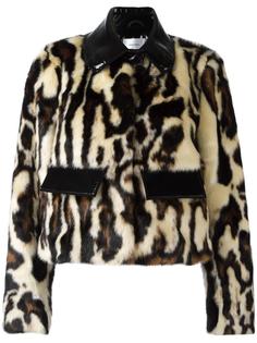 укороченная куртка с животным принтом Carven