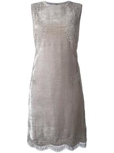 платье с кружевной отделкой Alberta Ferretti