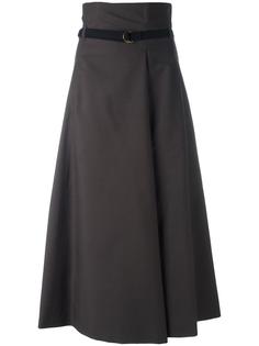 юбка А-образного силуэта с завышенной талией Lemaire
