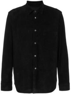 кожаная рубашка Comme Des Garçons Homme Plus