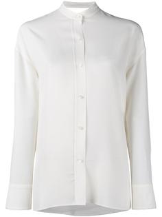 tie-fastening mandarin shirt Helmut Lang