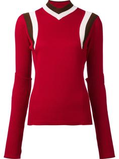 ribbed colour block top Marni