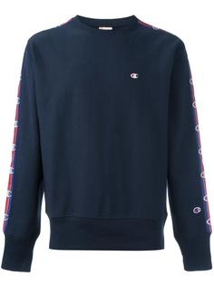 толстовка с логотипами на рукавах Champion