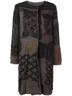 пальто с панельным дизайном By Walid