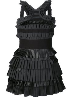 многоярусное плиссированное платье Dsquared2