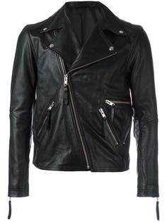 zipped biker jacket Public School