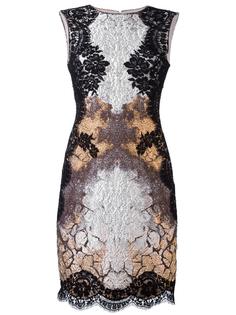 floral jacquard dress Alberta Ferretti