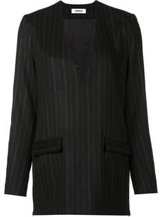 pinstripe jacket dress top Marios