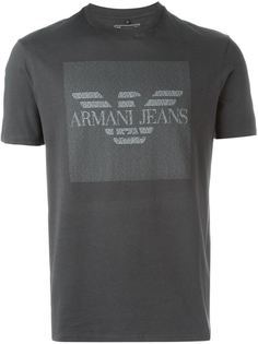 футболка с принтом логотипа   Armani Jeans