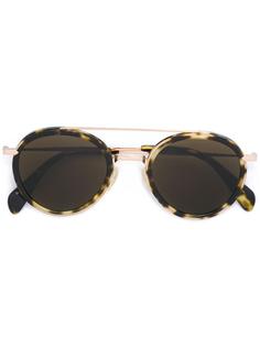 солнцезащитные очки-авиаторы в черепаховой оправе Céline Eyewear