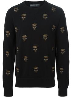 свитер с вышивкой Dolce &amp; Gabbana