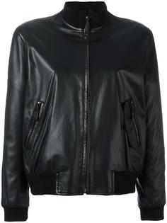 leather bomber jacket Hermès Vintage