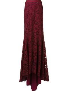 floor length fishtail skirt Oscar de la Renta