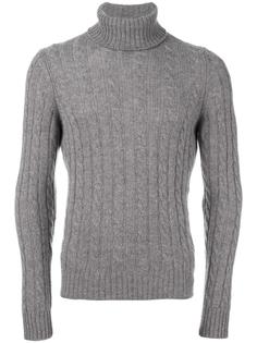 cable knit turtleneck jumper Zanone