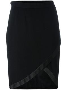 asymmetrical wrap skirt Yves Saint Laurent Vintage
