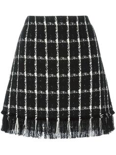 knit fringed skirt Tory Burch