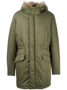 zipped parka coat Yves Salomon Homme